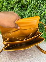 Bottega Small Mount Chain Bag Amarela