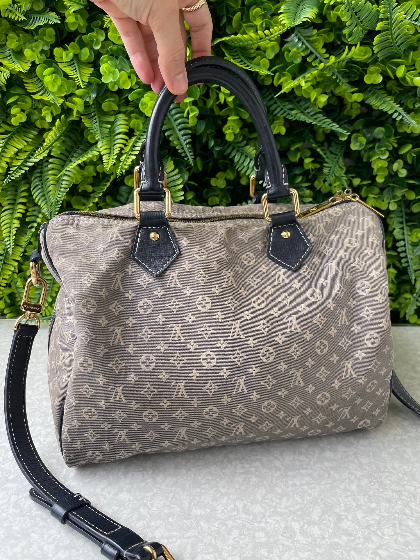 Louis Vuitton Speedy Bandouliere Mini Lin 30