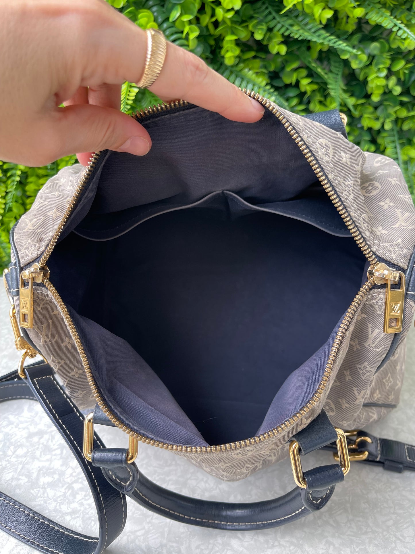 Louis Vuitton Speedy Bandouliere Mini Lin 30