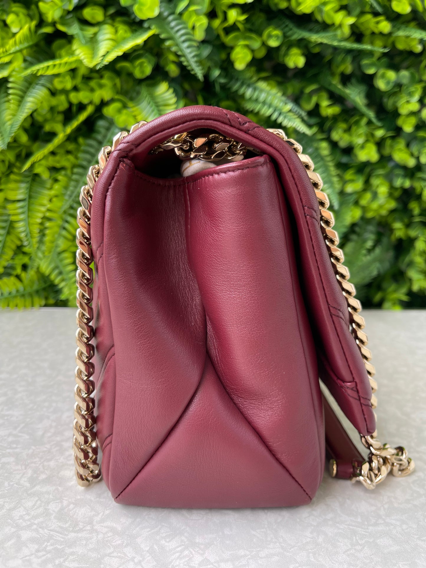 Bvlgari Serpenti Shoulder Bag Vermelha