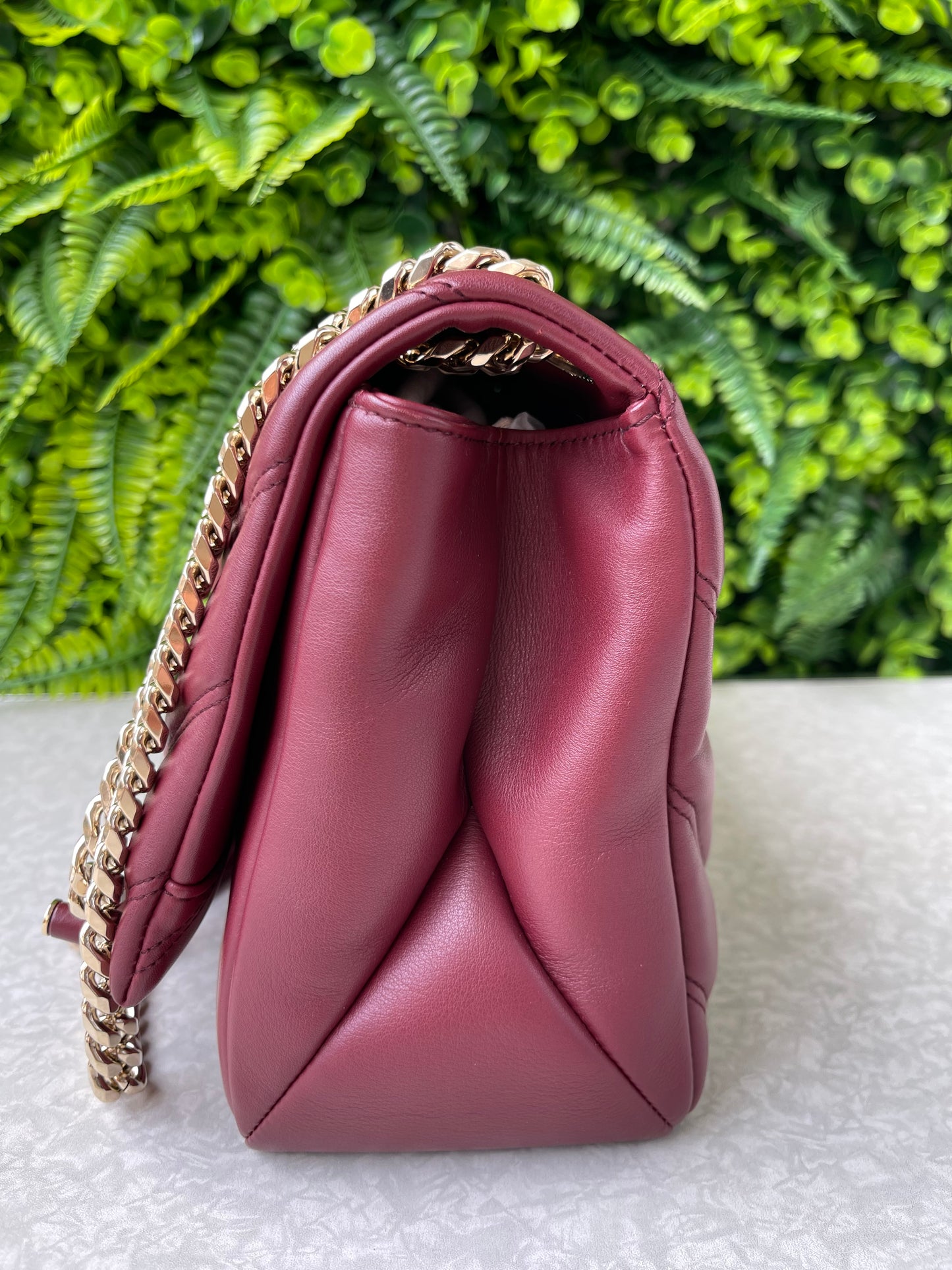 Bvlgari Serpenti Shoulder Bag Vermelha