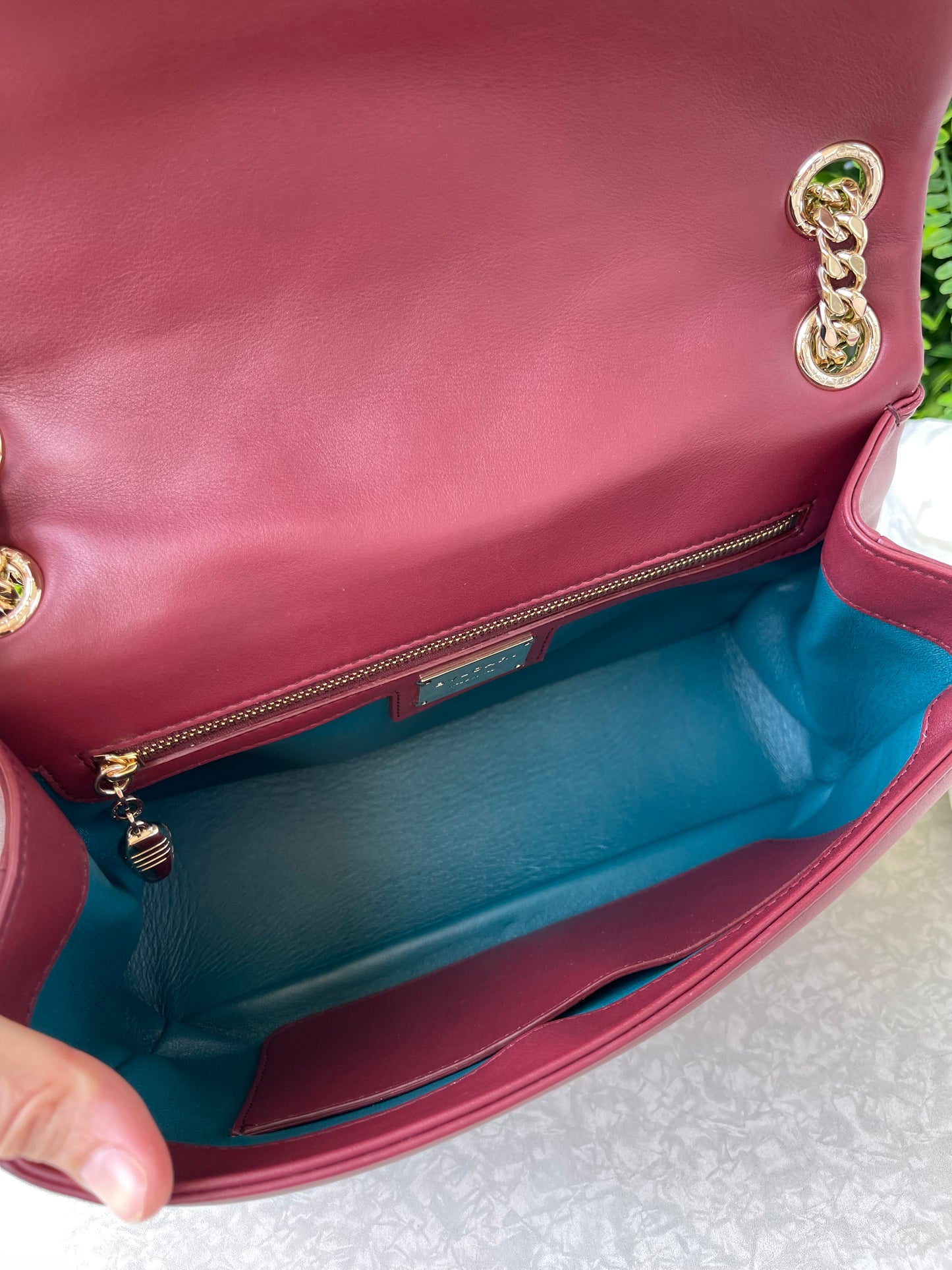 Bvlgari Serpenti Shoulder Bag Vermelha