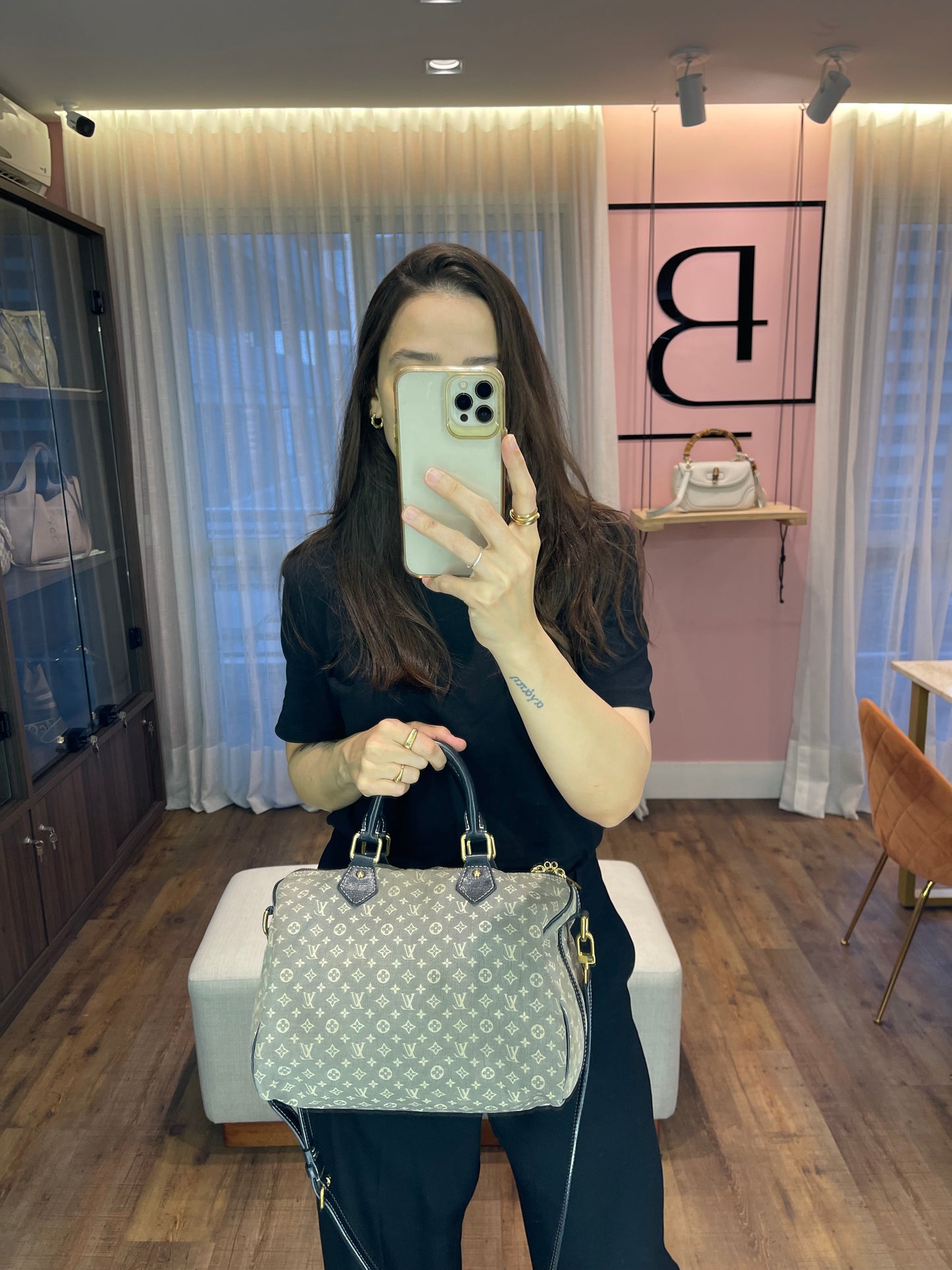 Louis Vuitton Speedy Bandouliere Mini Lin 30