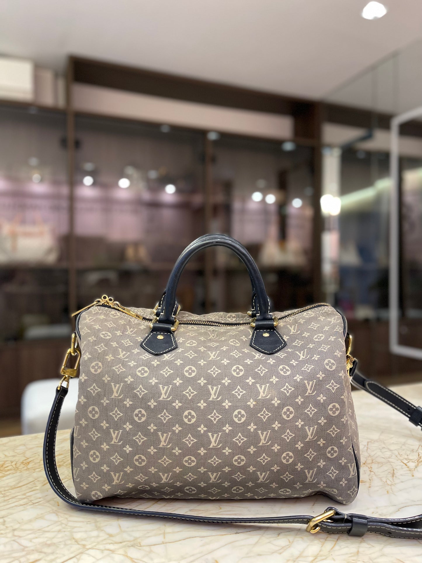 Louis Vuitton Speedy Bandouliere Mini Lin 30