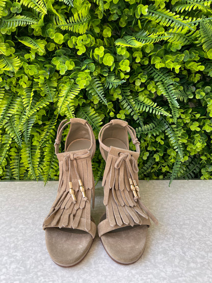 Sandália Gucci Suede Fringe