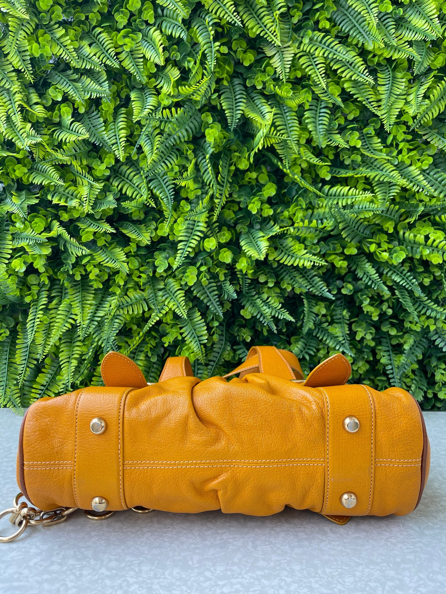 Marc Jacobs Leather Orange Elos
