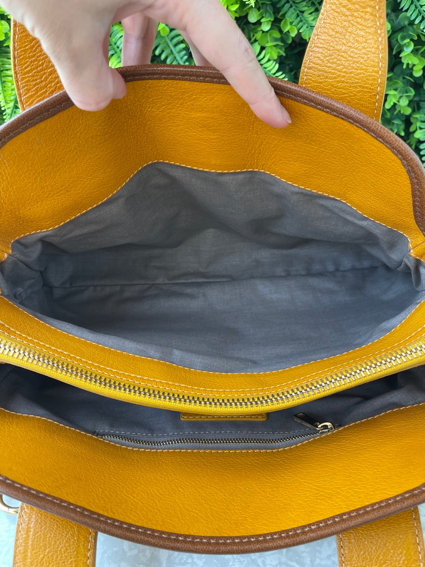Marc Jacobs Leather Orange Elos