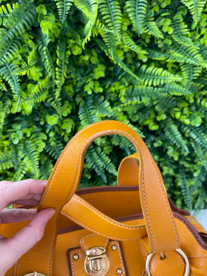 Marc Jacobs Leather Orange Elos
