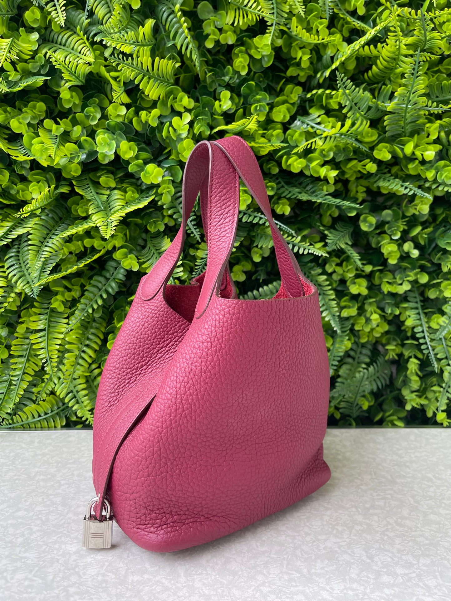 Hermes Picotin Lock 18 Vermelha