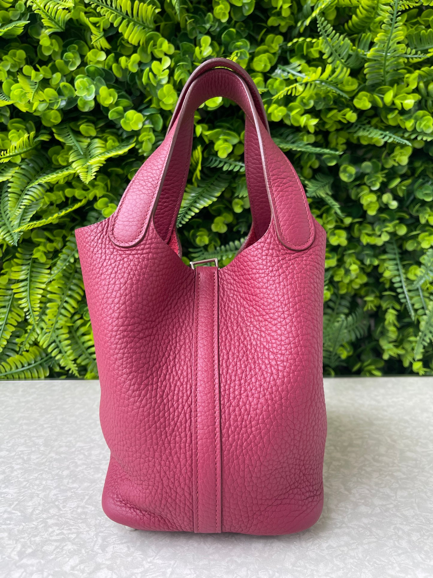 Hermes Picotin Lock 18 Vermelha