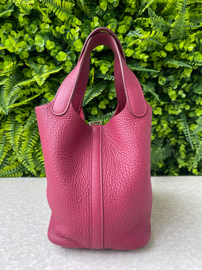 Hermes Picotin Lock 18 Vermelha