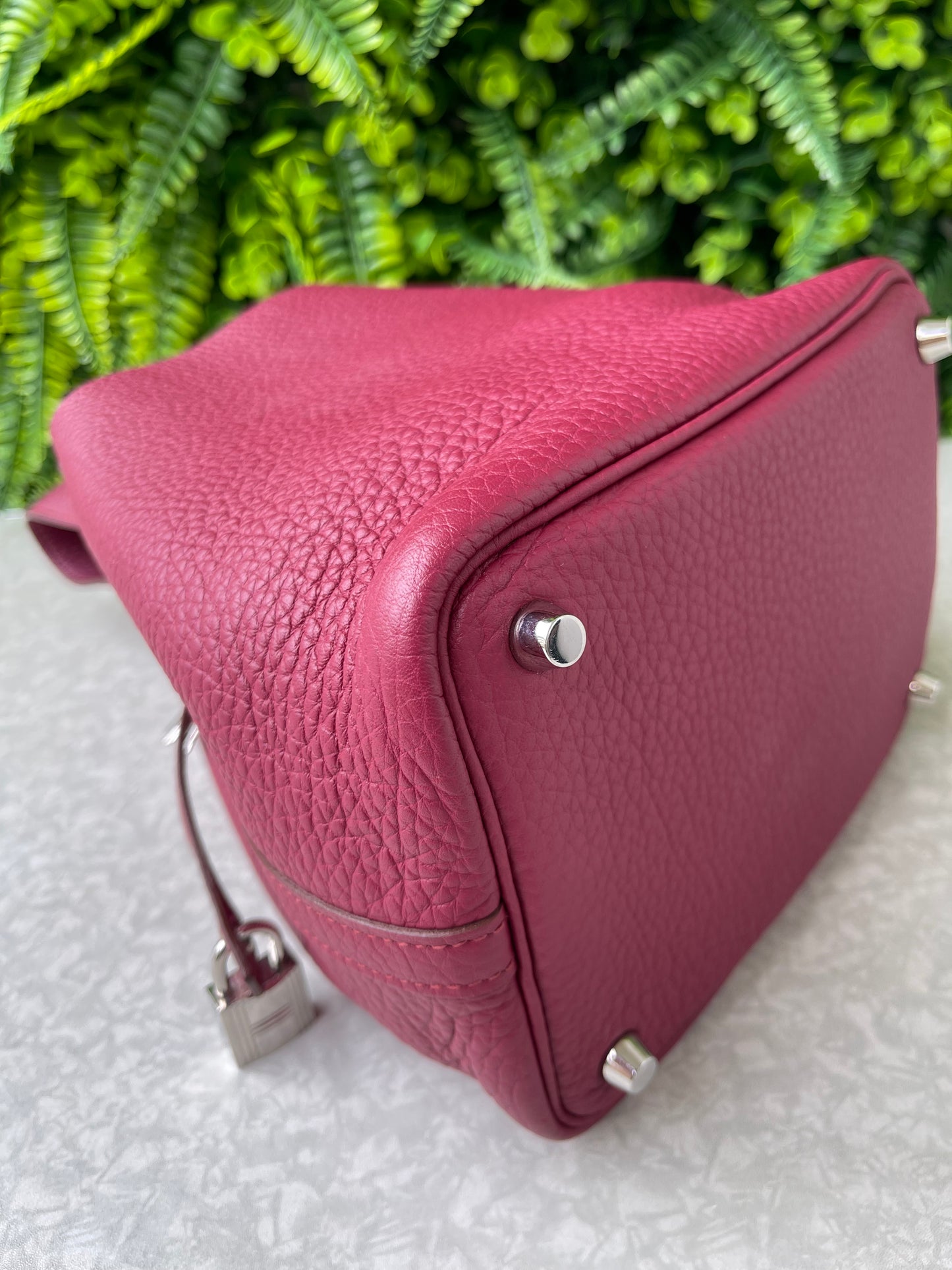 Hermes Picotin Lock 18 Vermelha