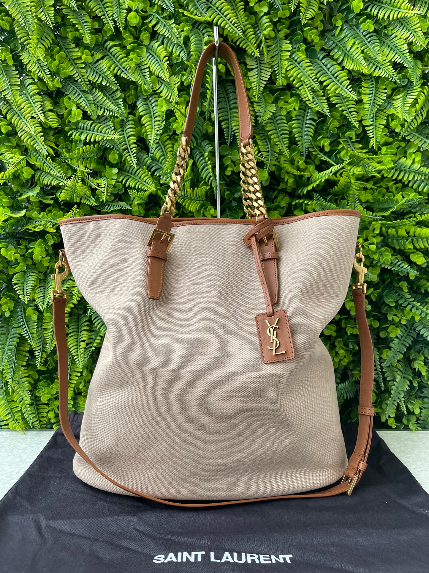 Saint Laurent Cassandre Tag Tote
