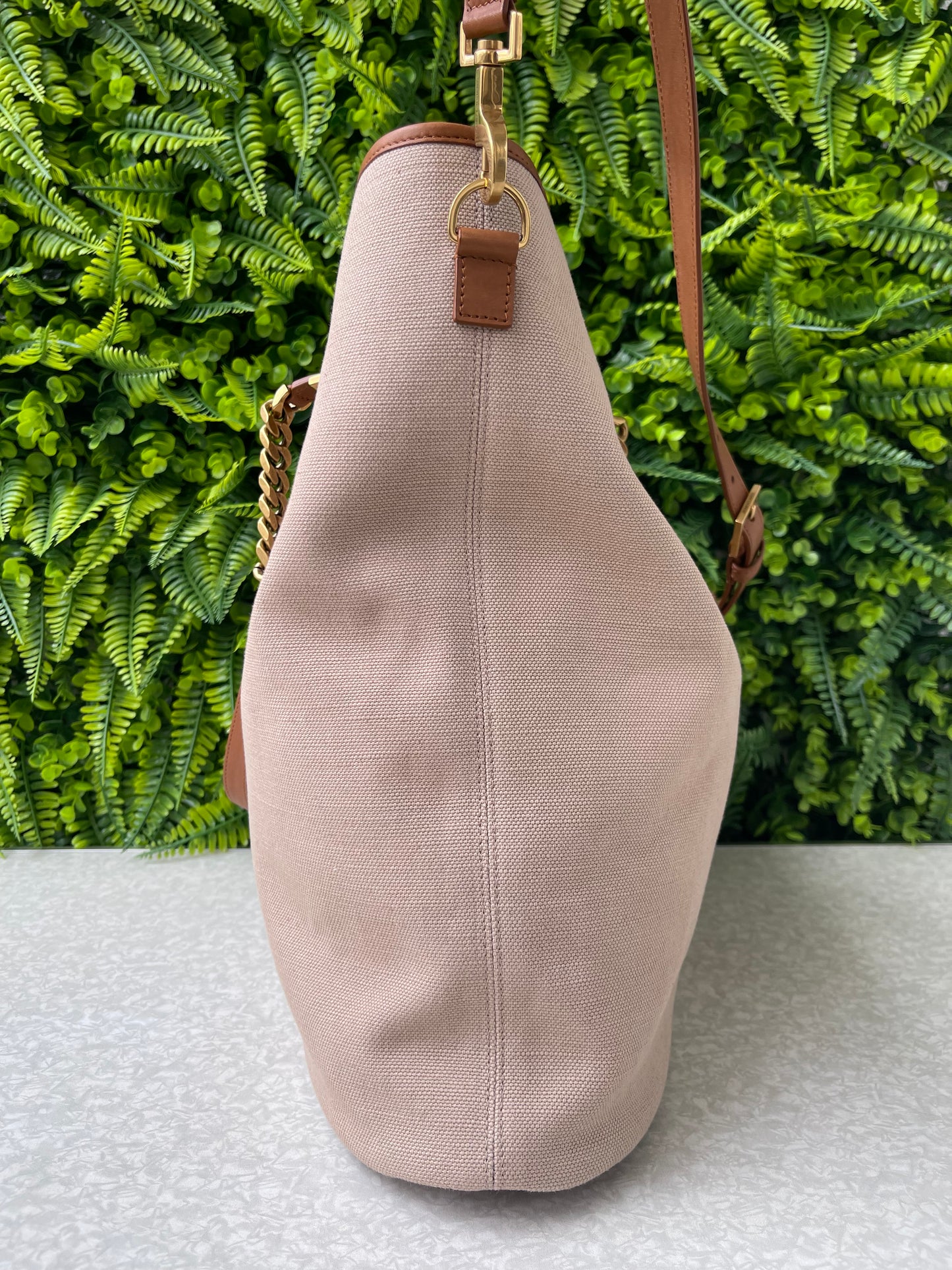 Saint Laurent Cassandre Tag Tote
