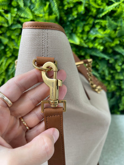 Saint Laurent Cassandre Tag Tote