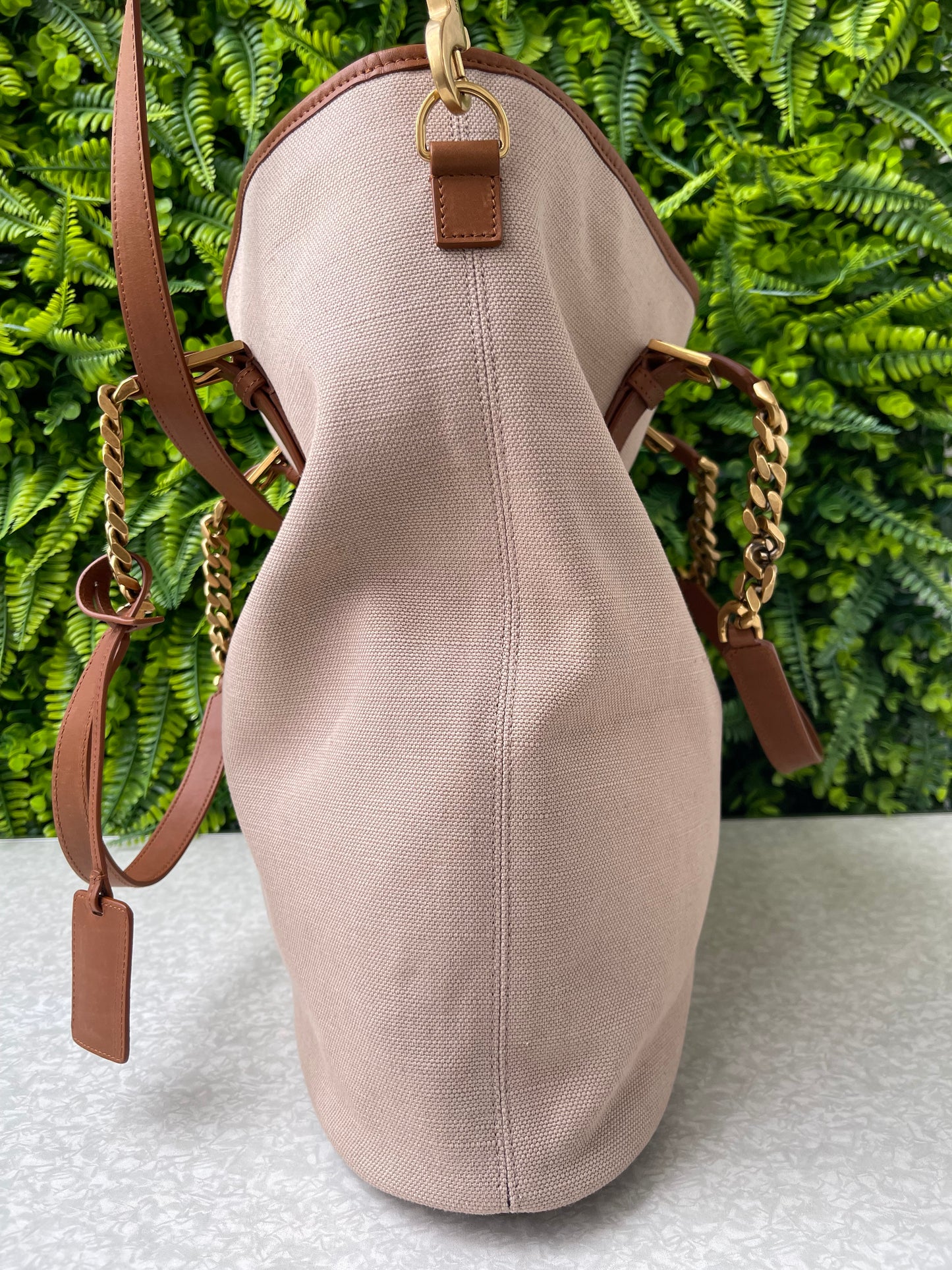 Saint Laurent Cassandre Tag Tote
