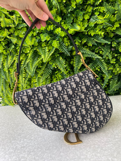 Dior Oblique Saddle Azul