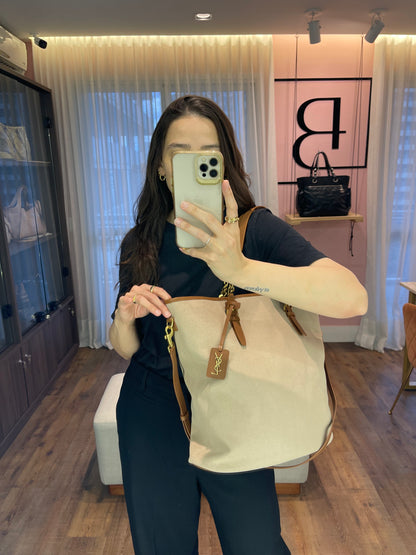 Saint Laurent Cassandre Tag Tote