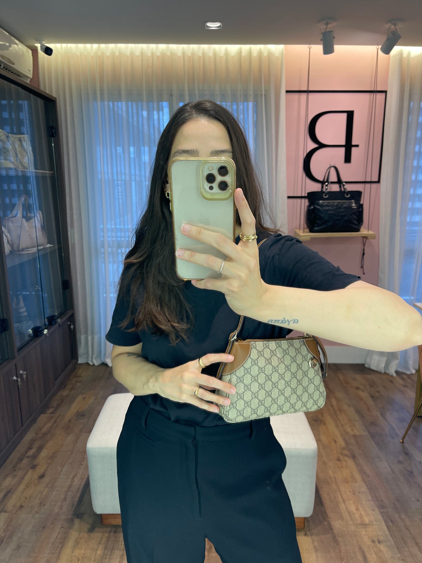 Gucci GG Emblem Small Shoulder