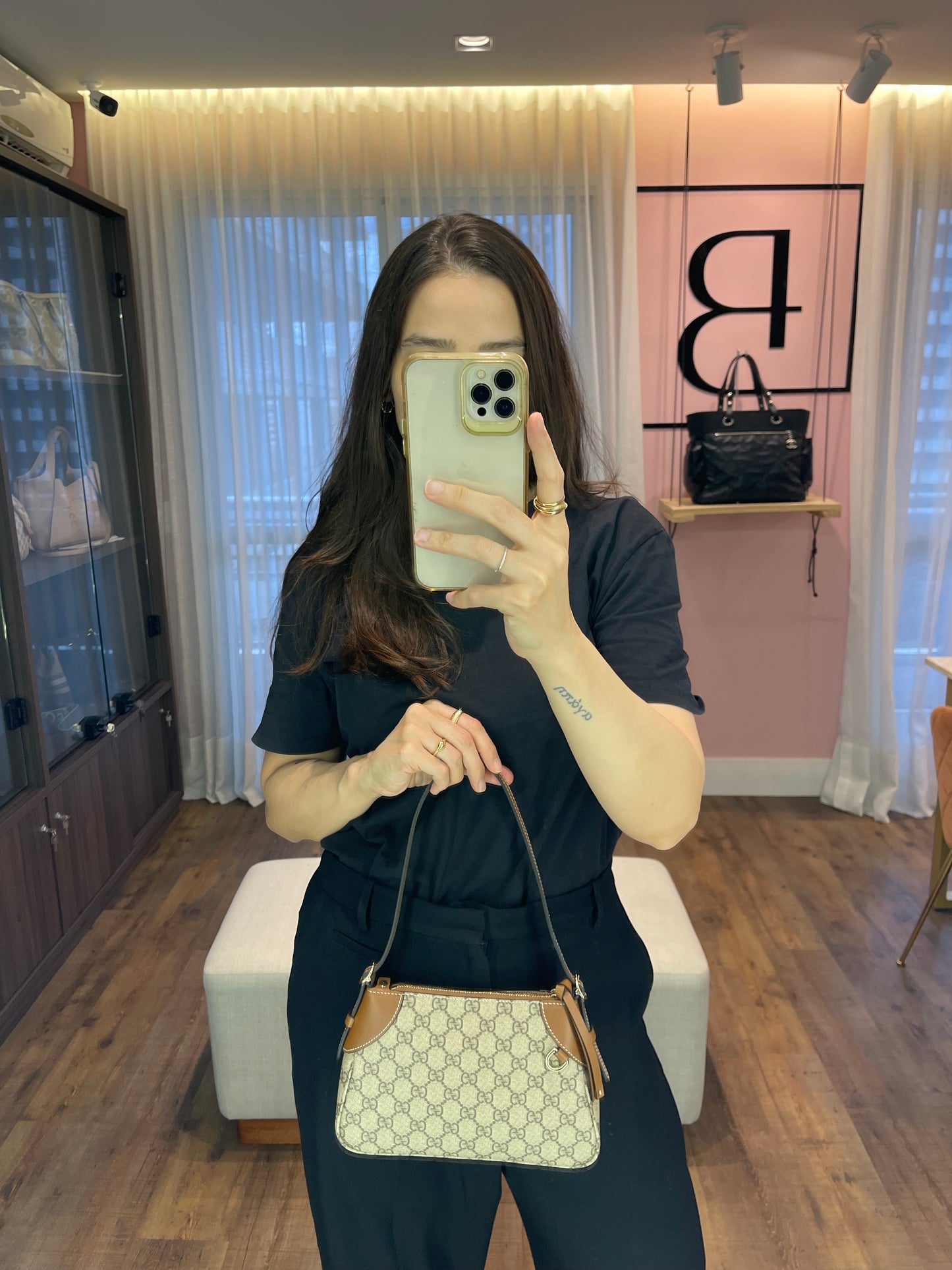 Gucci GG Emblem Small Shoulder