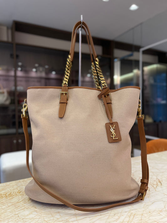 Saint Laurent Cassandre Tag Tote