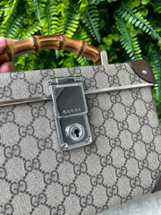 Gucci Bamboo Globe-Trotter GG Canvas