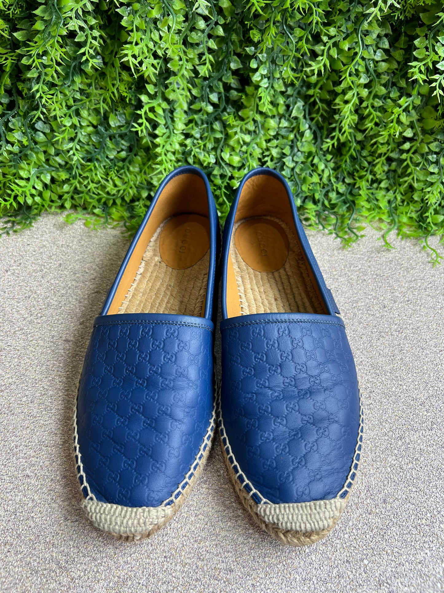 Espadrilhe Gucci Guccissima Azul Marinho