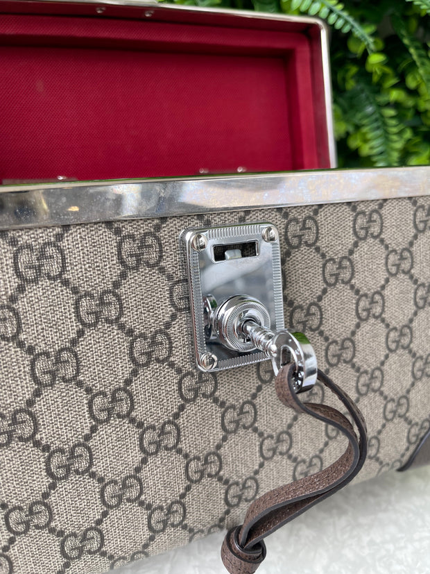 Gucci Bamboo Globe-Trotter GG Canvas