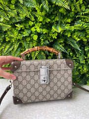 Gucci Bamboo Globe-Trotter GG Canvas
