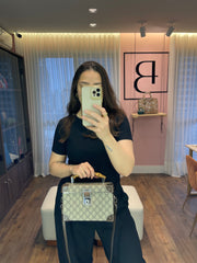 Gucci Bamboo Globe-Trotter GG Canvas