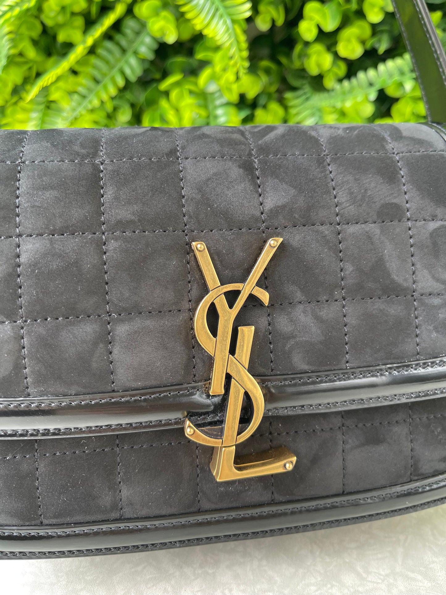 Saint Laurent Suede Solferino