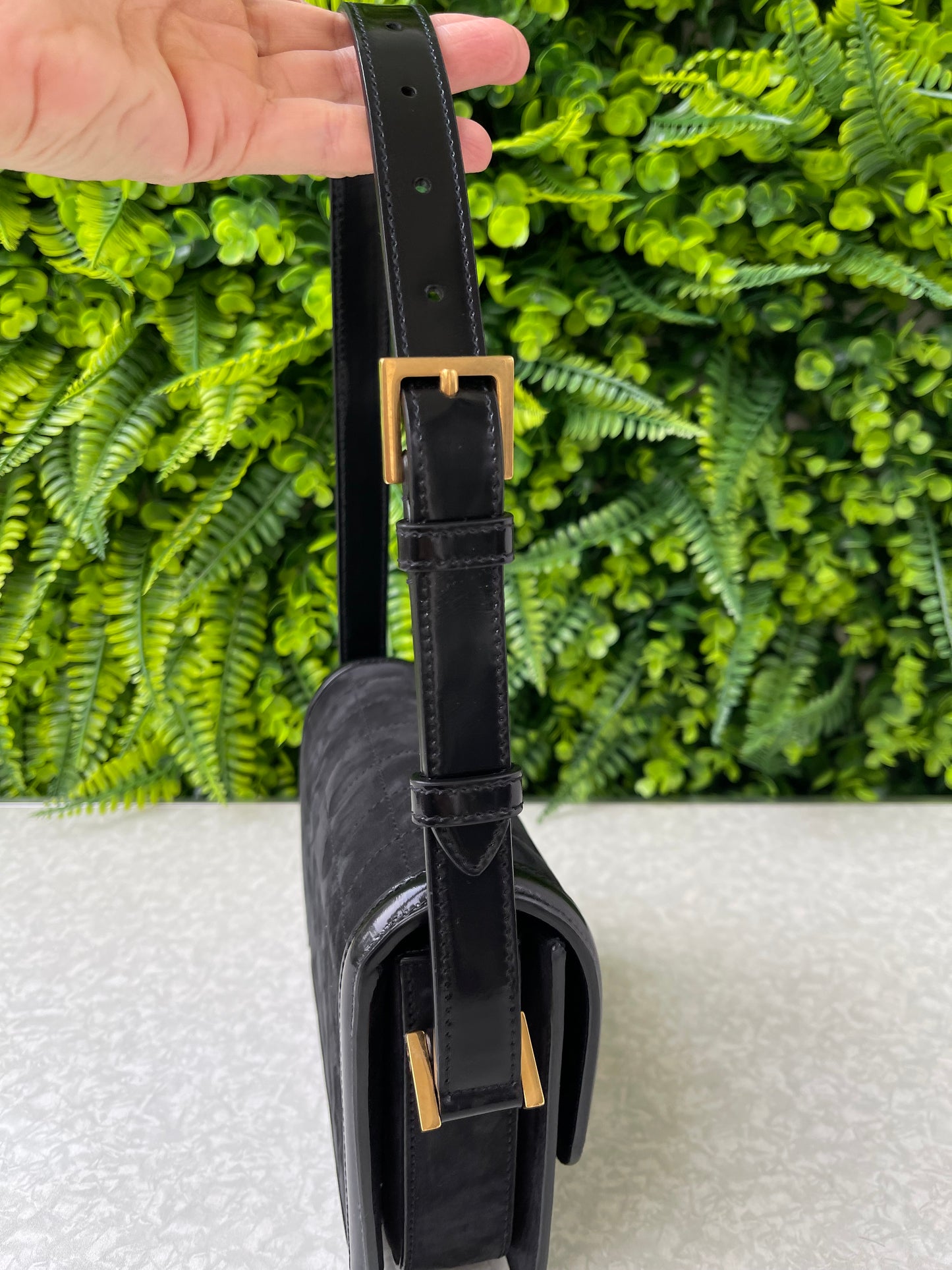 Saint Laurent Suede Solferino