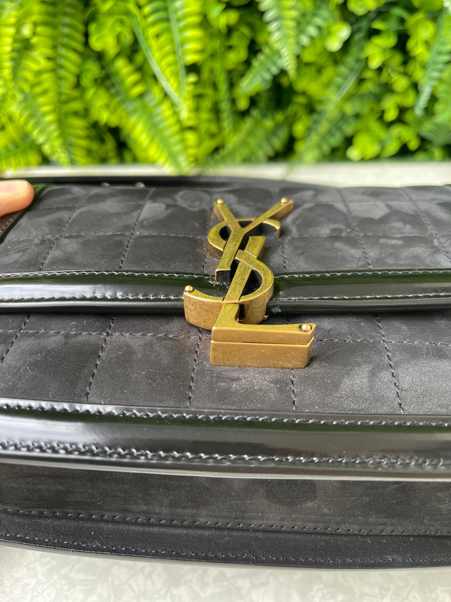 Saint Laurent Suede Solferino