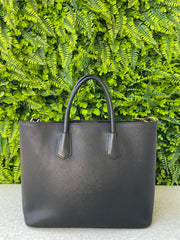 Prada Pre-Owned Saffiano Cuir Preta