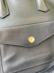 Prada Pre-Owned Saffiano Cuir Preta