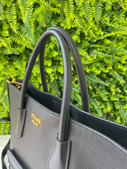 Prada Pre-Owned Saffiano Cuir Preta