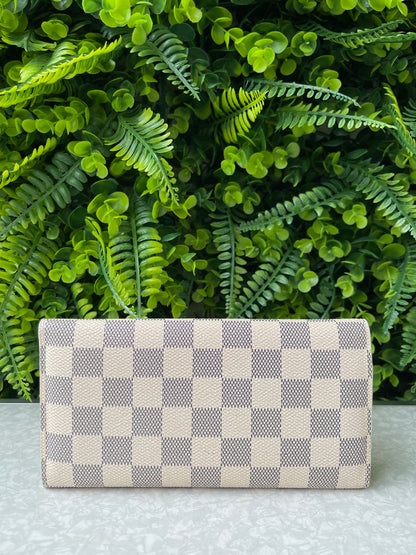 Carteira Louis Vuitton Sarah Damier Azur