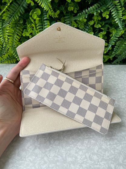 Carteira Louis Vuitton Sarah Damier Azur