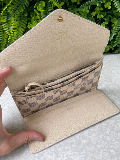 Carteira Louis Vuitton Sarah Damier Azur