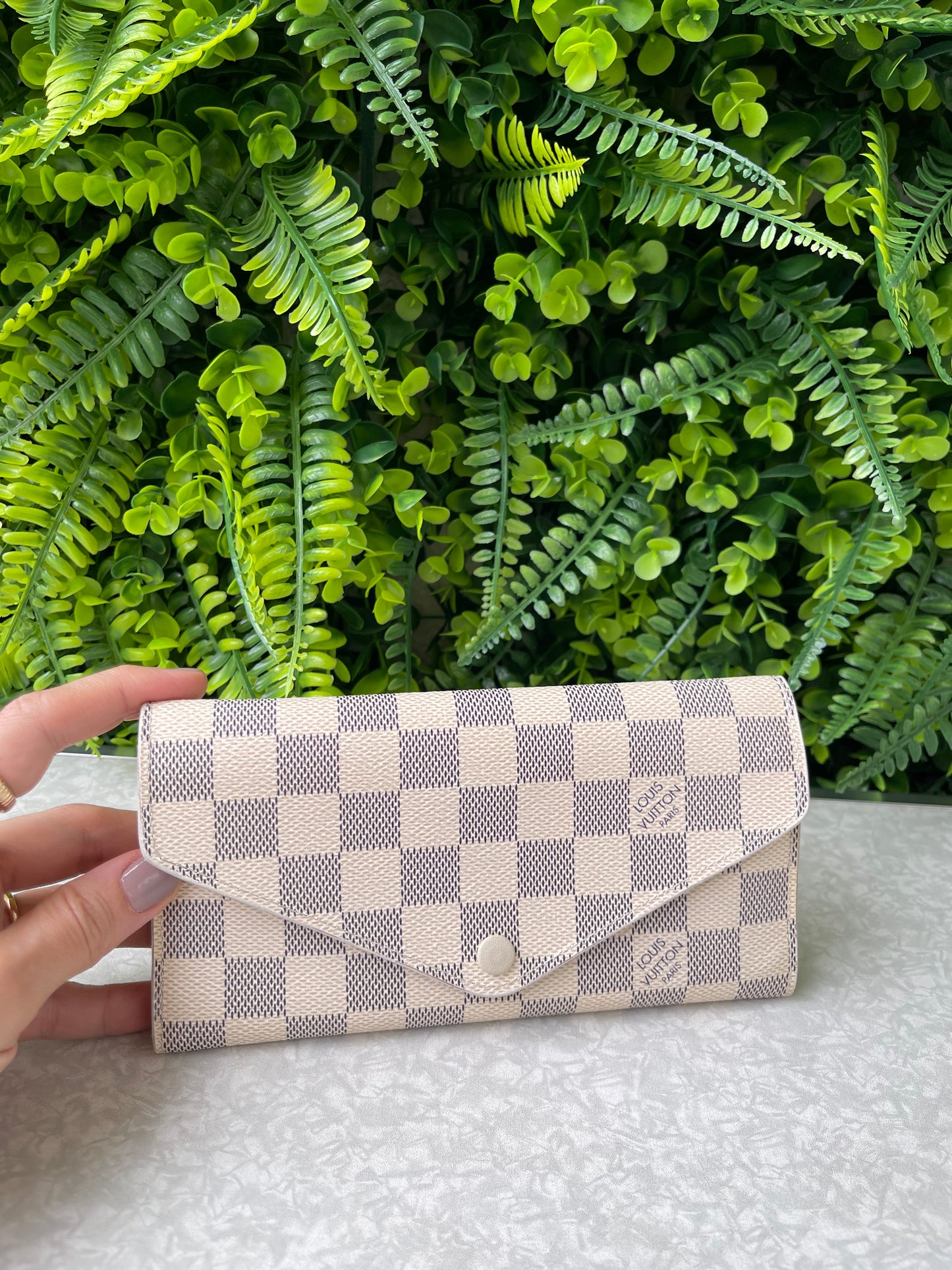 Carteira Louis Vuitton Sarah Damier Azur