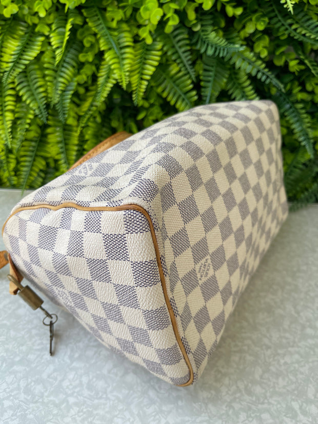 Louis Vuitton Speedy 25 Damier Azur