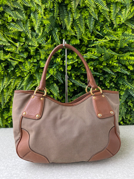 Prada Logo Jacquard Canvas