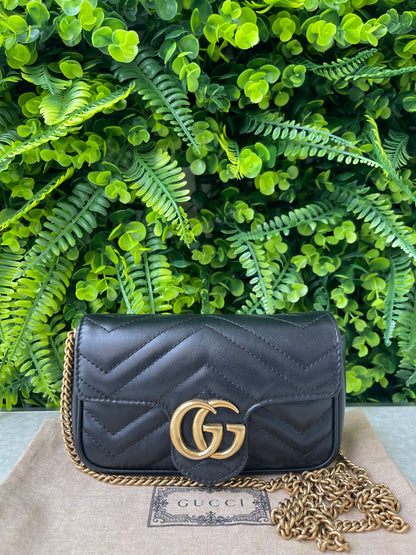 Gucci Marmont GG Mini Preta