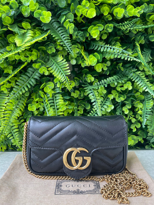 Gucci Marmont GG Mini Preta