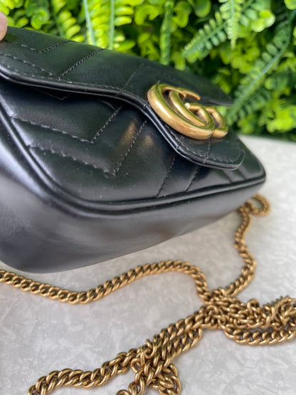 Gucci Marmont GG Mini Preta