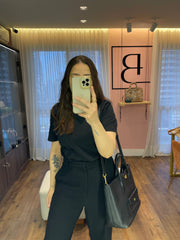 Prada Pre-Owned Saffiano Cuir Preta