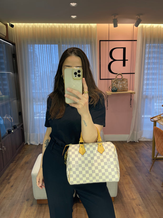 Louis Vuitton Speedy 25 Damier Azur