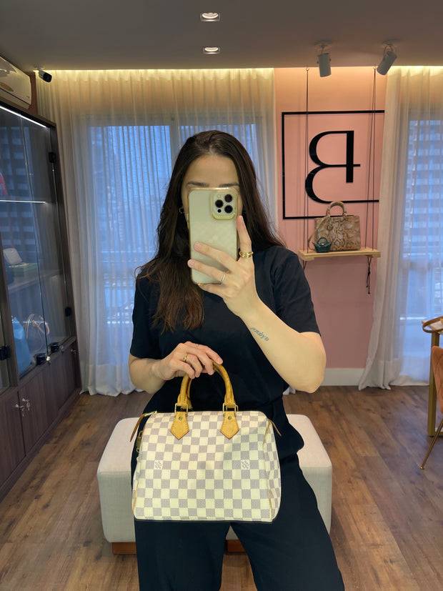 Louis Vuitton Speedy 25 Damier Azur