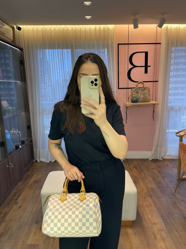 Louis Vuitton Speedy 25 Damier Azur