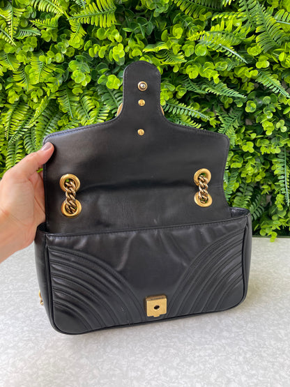 Gucci GG Marmont Small Matelassê Preta